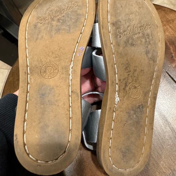 Like New Saltwater Sandals by Hoy in Silver - Picture 3 of 3